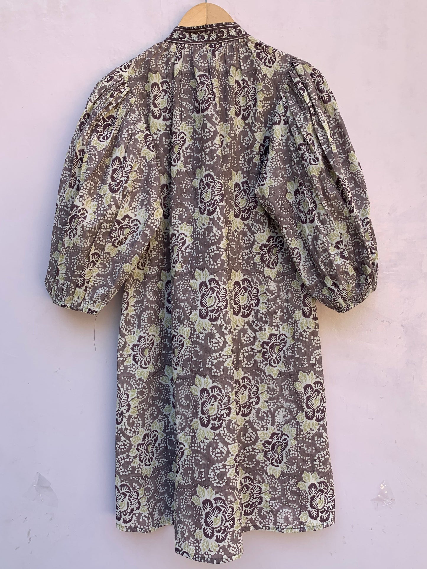 grey floral mini womens dress