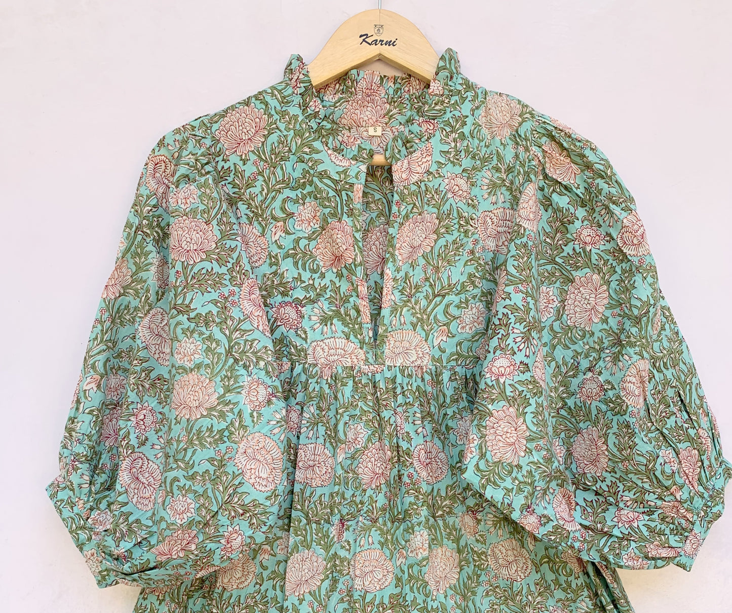 green-pink floral beach wear women's maxi dress