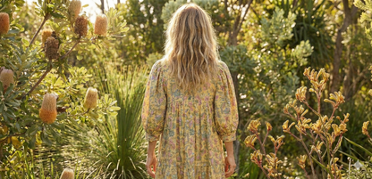 indian yellow-pink floral printed women's maxi dress