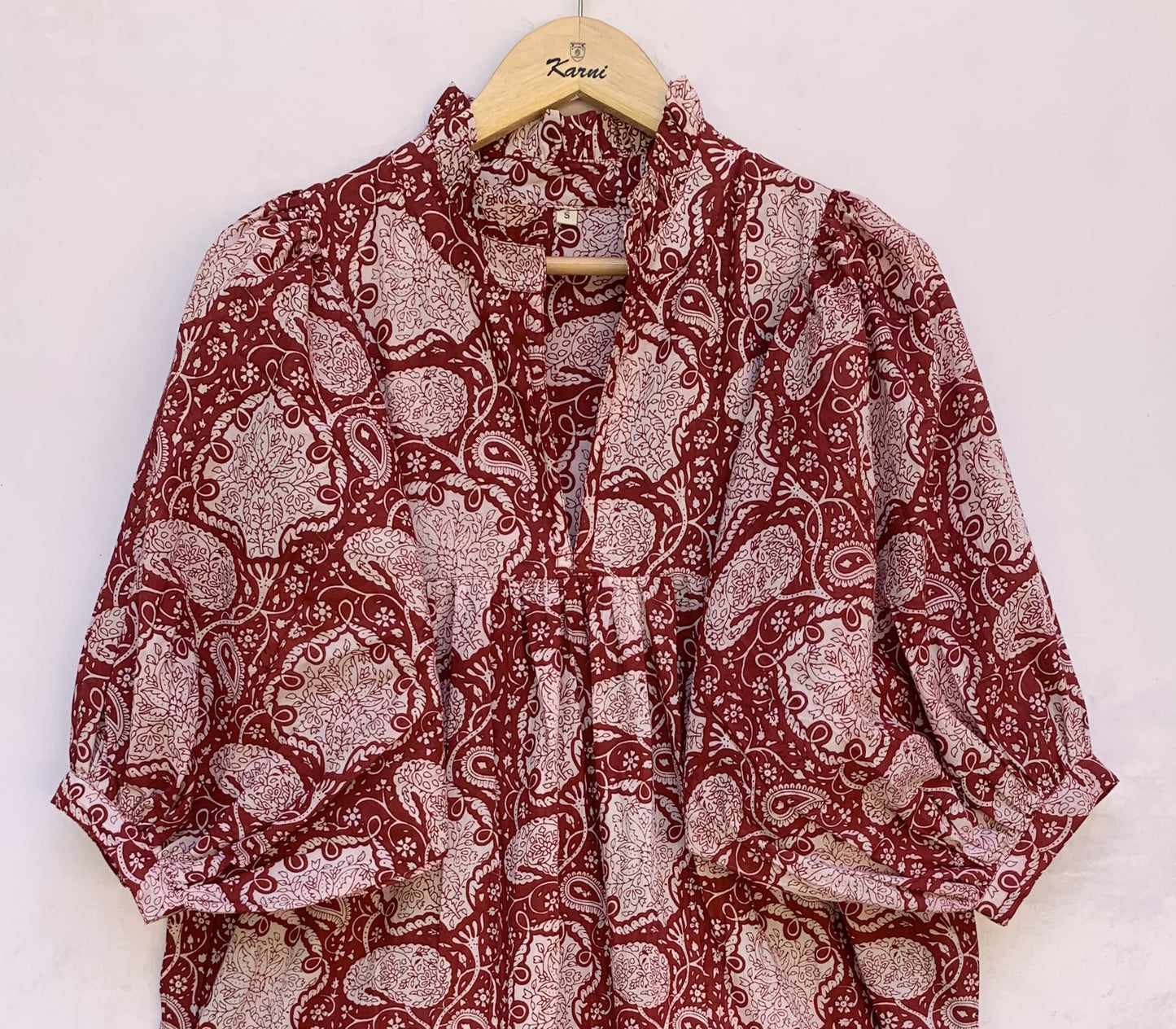 popular red floral printed women's maxi dress