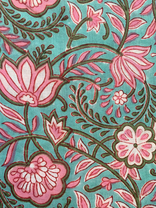 green-pink floral beach printed women's maxi dress