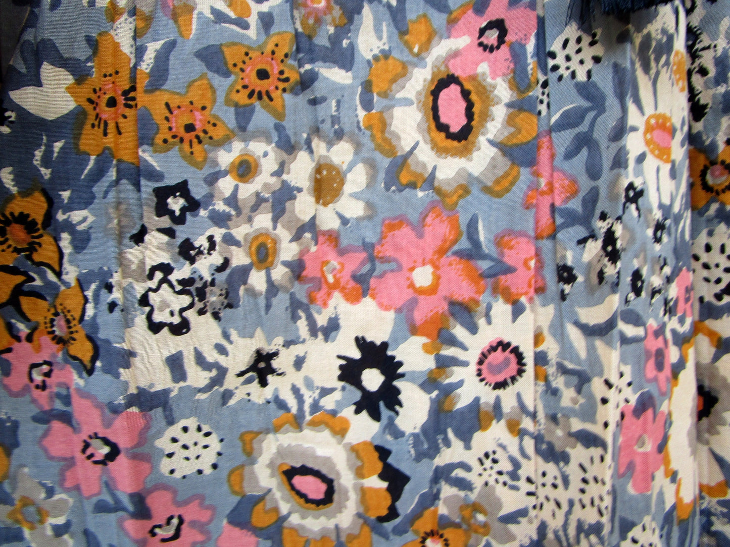 multicolour screen printed womens blouse